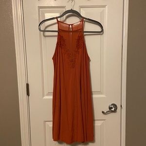 Burnt orange dress